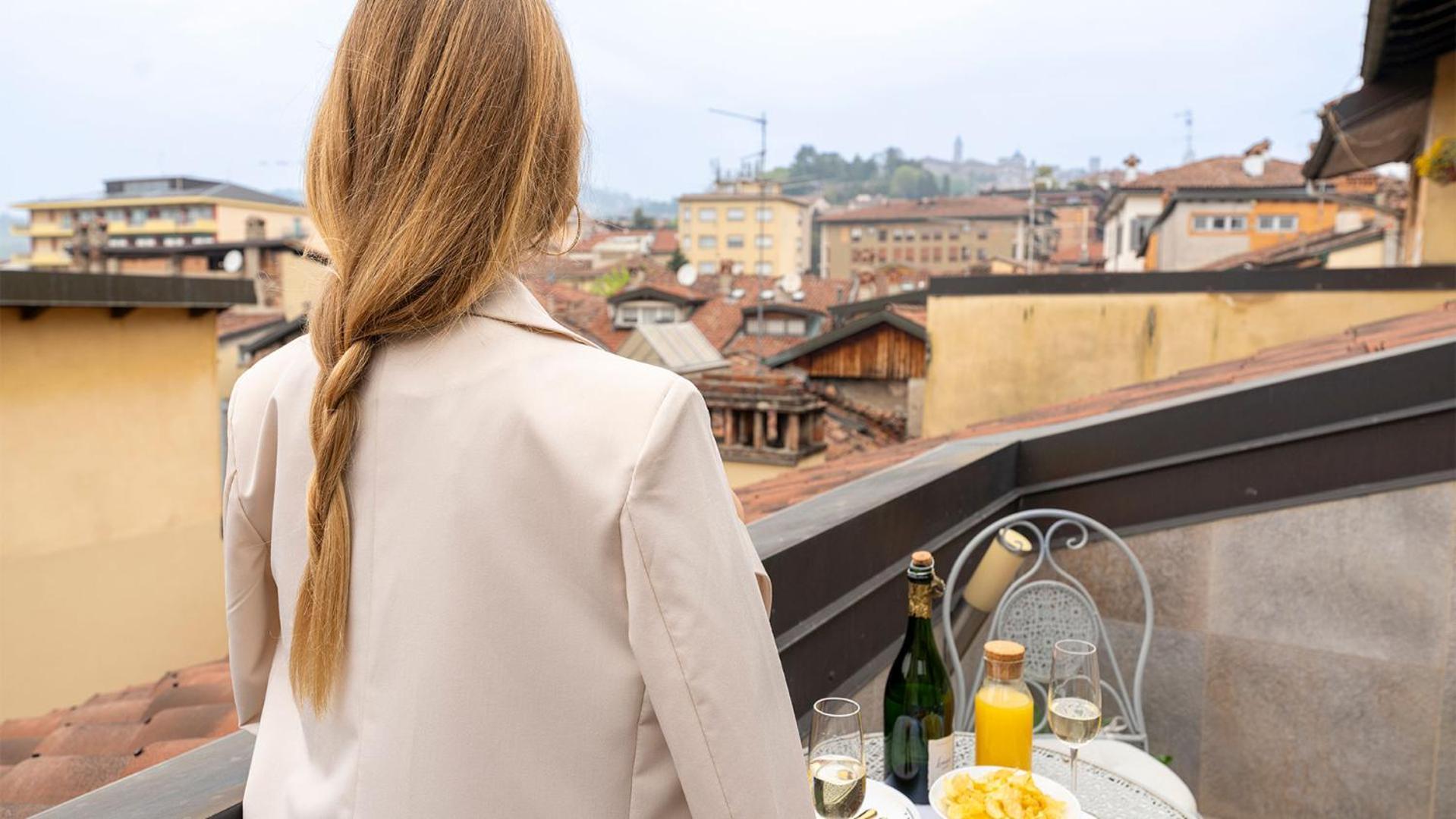 Magic Place Bergamo! Relax Apartment With Terrace In The Heart Of The City Dış mekan fotoğraf